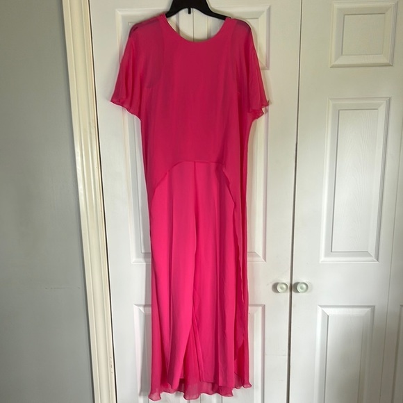 Trina Turk Vibrant Pink High Low Dress - Picture 7 of 11